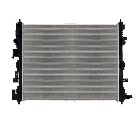 CSF Radiators 3866 Radiator, Aluminum/Plastic, Natural, Crossflow, Upper Driver Side Inlet, Lower Passenger Side Outlet, Turbocharged, Chevy, GMC, Each