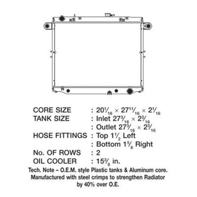 CSF Radiators 3006 Lexus Lx 470