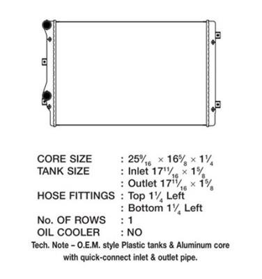 CSF Radiators 3559 Radiator, OE Replacement, Aluminum/Plastic, Natural, Audi, Volkswagen, Each
