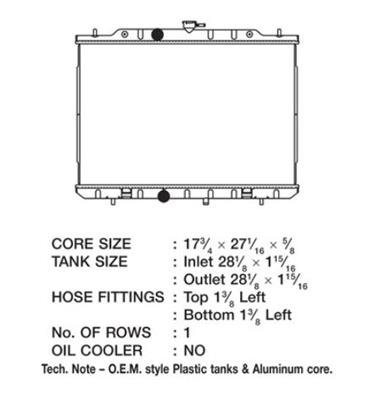 CSF Radiators for 2008-2013 ROGUE - 3373 Nissan Rogue