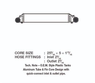 CSF Intercoolers 6056 Intercooler, Aluminum, Natural, Mercedes-Benz, Each