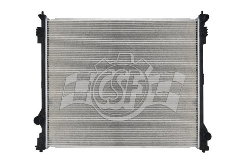 CSF Radiators 3970 Radiator, Aluminum/Plastic, Natural, Crossflow, Lower Driver Side Inlet, Lower Passenger Side Outlet, Toyota, Each