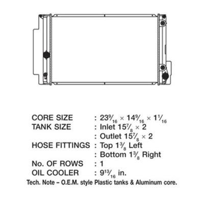 CSF Radiators 3387 Scion Xb