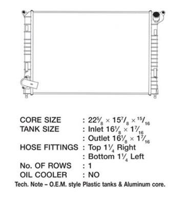 CSF Radiators for 2002-2006 COOPER - 3193 Radiator, OE Replacement, Aluminum/Plastic, Natural, Mini, Cooper, Each