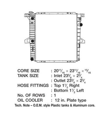 CSF Radiators 3280 Ford Explorer