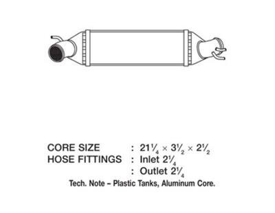 CSF Intercoolers 6019 Intercooler, Aluminum, Natural, Mini, Each