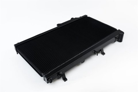 CSF Racing Radiators 7094B Radiator, CSF, Aluminum, Black, Downflow, 1 Row, Subaru, WRX, STI, Each