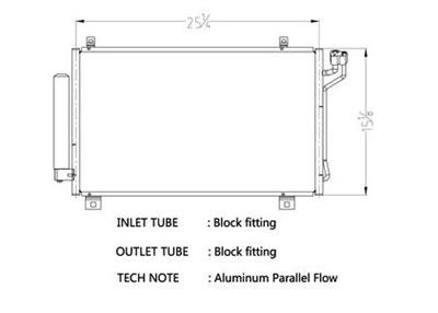CSF Air Conditioning Condensers 10778 Condenser, Aluminum, Natural, Mazda, Each