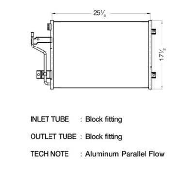 CSF Air Conditioning Condensers 10623 Condenser, Aluminum, Natural, Dodge, Each