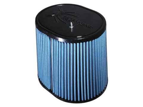 Injen Air Filter Elements X-1065-BB REPLACEMENT FILTER SuperNano-Web dry filter w/ Sur-Loc and filter minder nipple- 6.00" filter neck 8.50"base/
