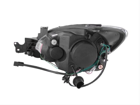 Anzo Headlights 121103 Headlights, Projector with CCFL Halo, Clear Lens, Chrome Housing, Mitsubishi, Pair