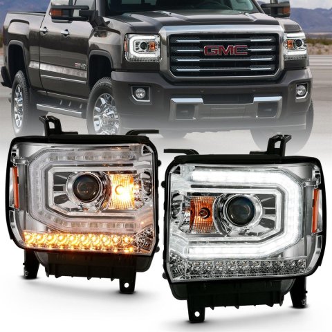 Anzo Headlights 111486 Headlight Set, Projector Headlight