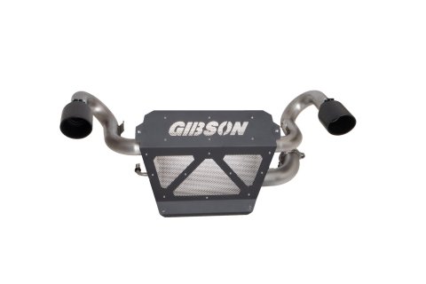 Gibson Side X Performance Slip On 409 Stainless Steel Inch Muffler 98047 Muffler, Side, Oval, Steel, Natural, Natural Tip, Polaris, Each