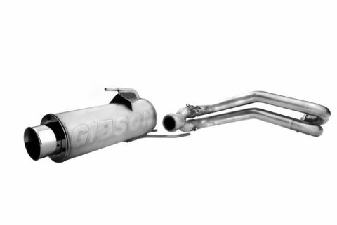 Gibson Side X Exhaust Systems 98001 Exhaust, Side, UTV, Natural, Stainless Steel, Polished Tip, Polaris, Ranger RZR, Kit