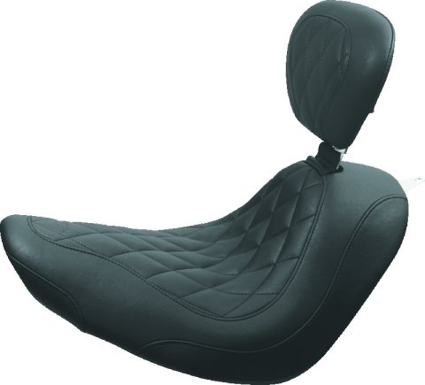 Mustang Motorcycle Seats Powersports Dash Panels 78132 08-17 Yamaha Raider Fender Bib - Black
