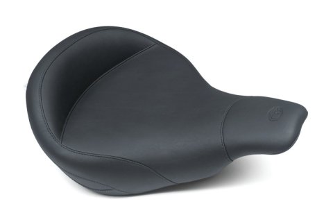 Mustang Motorcycle Seats Powersports 76083 97-07 Harley Electra Glide Std, Road Glide Super Touring Solo Seat - Black