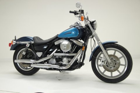 Mustang Motorcycle Seats Powersports 76990 82-00 Harley FXR Jody Perewitz Design Solo Seat (Hinge Mounted) - Black