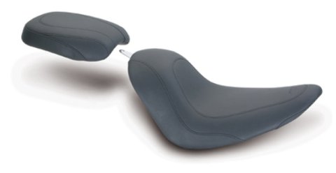 Mustang Motorcycle Seats Powersports 76783 06-17 Harley Softail Wide Tire (200mm) Tripper Passenger Seat - Black