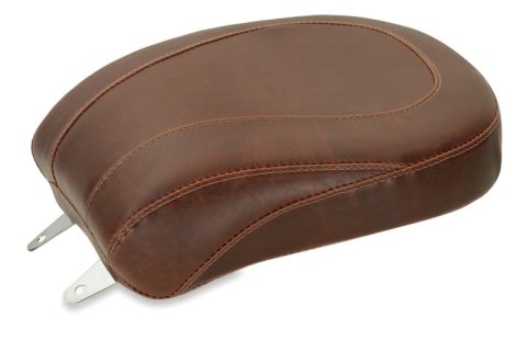 Mustang Motorcycle Seats Powersports 76805 84-06 Harley Standard Rear Tire Wide Tripper Passenger Seat - Distressed Brown