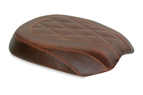 Mustang Motorcycle Seats Powersports 76747 06-17 Harley Softail Wide Tire (200mm)Wide Tripper Passenger Seat - Distressed Brown