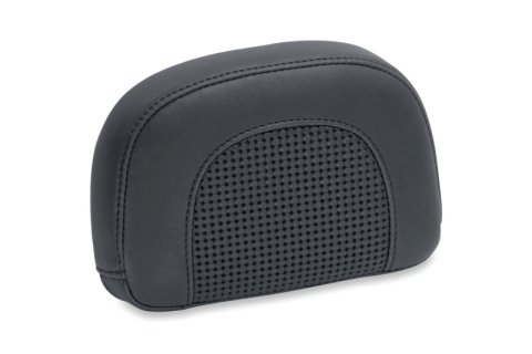 Mustang Motorcycle Seats Backrest Pads 76613 97-21 Harley Touring Sissy Bar Pad (8 inch x 5 inch) Textured - Black