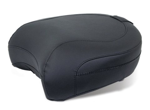 Mustang Motorcycle Seats Powersports 79680 08-21 Harley FL Touring Recessed Passenger Seat - Black