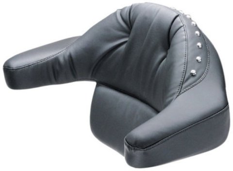Mustang Motorcycle Seats Powersports 75331 93-13 Harley Electra Glide Std,Rd Glide,Rd King,Str Glide Extended Arm Wrap w/Studs - Black