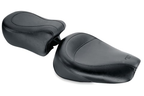 Mustang Motorcycle Seats Powersports 75117 82-03 Harley Sportster Standard Touring Solo Seat - Black
