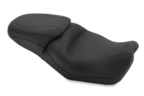 Mustang Motorcycle Seats Powersports 76421 15-21 Harley Street Standard Touring 1PC Seat - Black