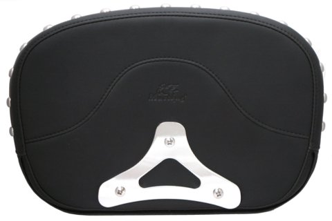 Mustang Motorcycle Seats Backrest Pads 76575 97-21 Harley Touring Sissy Bar Pad Regal (14 inch x 9 inch) - Black