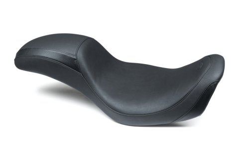 Mustang Motorcycle Seats Powersports 75647 06-17 Harley Dyna Hightail Fastback 1PC Seat - Black