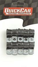 QuickCar Line Clamps 66-850 Clamps, Steel, Rubber Coated, .250 in. Hose Diameter, Set of 10