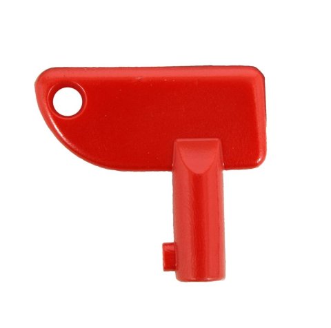 QuickCar Master Disconnect Switch Keys 55-004 Battery Key, Replacement, 55-003, Plastic, Red, Each