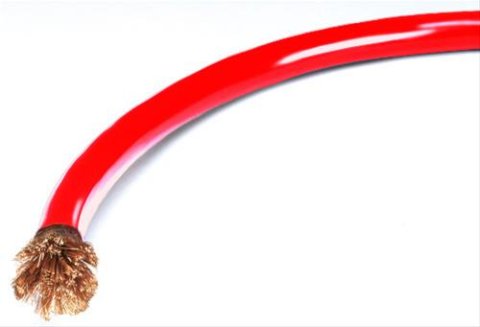 QuickCar Electrical Wire 57-2401 Control Cable, 8 AWG, Red, 10' Carded
