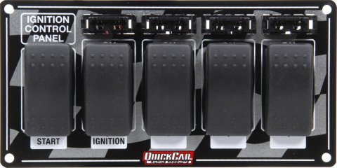 QuickCar Electrical Switch Kits 52-163 Switches, Ignition Panel Rocker Panel Fused Flag