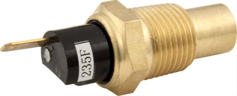QuickCar Replacement Warning Light Switches 61-740 Water Temperature Safety Switch, Maximum 235 Degrees F, 1/2 in. NPT, Each