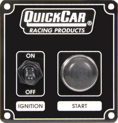 QuickCar Ignition Control Panels 50-802 ICP – Switch & Start Button Black