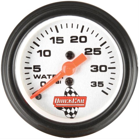 QuickCar Gauges 611-6008 Gauge, 2" Water Pressure