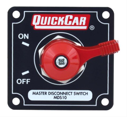 QuickCar Master Disconnect Switches 55-011 Battery Switches, Switches, Manual, Rotary, 12 V, 125 amps, Mounting Bracket, Each