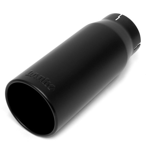Banks Power Monster Exhaust Systems 49796-B Systems, Monster, Particulate Filter Back, Single, Stainless Steel, Natural, Side Exit, Black Tip, Ram, 6.7L Diesel, Kit