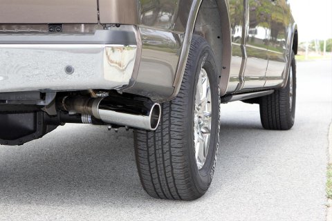 Banks Power Monster Exhaust Systems 48762 System, Exhaust, Cat-back, Stainless Steel, Single Exit, Passenger Side, Chrome Tip, Ford, 2.7L, 3.5L, EcoBoost, 5.0L, Kit