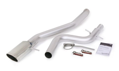 Banks Power Monster Exhaust Systems 46180 System, Monster, Cat-back, Single, Stainless Steel, Natural, Rear Exit, Polished Tip, Volkswagen, 2.0L Diesel, Kit