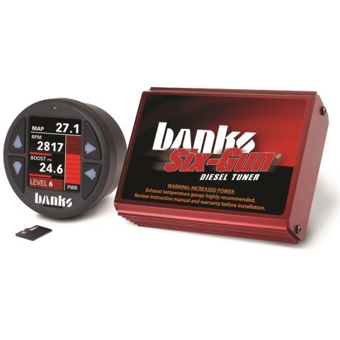 Banks Power Six-Gun Diesel Tuners with iDash DataMonster 61442 Computer Programmers, Six-Gun, Tuner, Includes DataMonster, Chevy, GMC, 6.6L, LLY, Kit