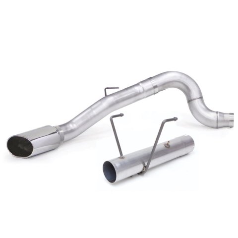 Banks Power Monster Exhaust Systems for 2013-2018 2500, 3500 - 49797 System, Exhaust, Particulate Filter Back, Stainless, Natural, Single Exit, Passenger Side, Rear, Chrome Tip, Ram, 6.7L, Cummins, Kit