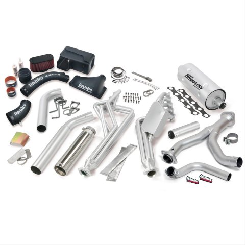 Banks Power Ford 2016-2017 6.8L V-10 Class A Motorhome PowerPack Systems for F-53 MOTORHOME CHASSIS - 49384 Performance Package, Bundle, TorqueTubes, Monster Exhaust, Single Exit, Chrome Tip, Ram-Air Intake, Ford, 6.8L, Class-A, Motorhome, Kit