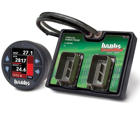 Banks Power EconoMind Diesel Tuners with iDash SuperGauge 61421 Computer Programmers, EconoMind, Tuner, Includes SuperGauge, Ford, Trucks, 6.0L, Stroke, Excursion, Kit