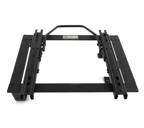Corbeau Sliding Seat Brackets for 1978-1986 CJ7, 1987-1990 WRANGLER - D125 Brackets, Sliding, Steel, Black, Single Locking Sliders, Right, Jeep, Each
