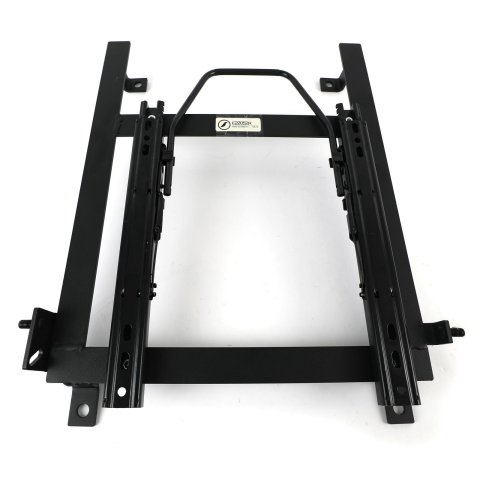 Corbeau Sliding Seat Brackets for 2005-2013 CORVETTE - E22052R Brackets, Sliding, Steel, Black, Right, Chevy, Each