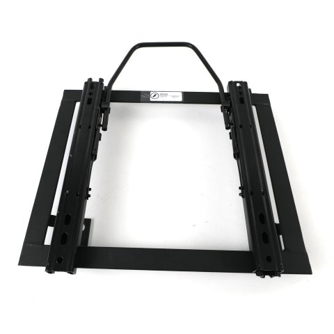 Corbeau Sliding Seat Brackets D432 Brackets, Sliding, Steel, Black, Single Locking Sliders, Left, Dodge, Plymouth, Each