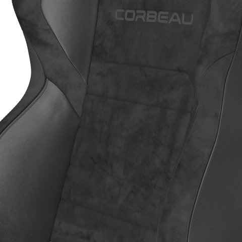 Corbeau LG1 Wide Racing Black Suede Seat S25501WPR Bucket and Bench Seats, Seats, Adjustable Bucket, Suede, Black, Stitching, Lever Recline, Pair